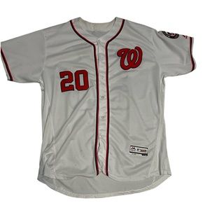 daniel murphy washington nationals jersey #20 men’s large